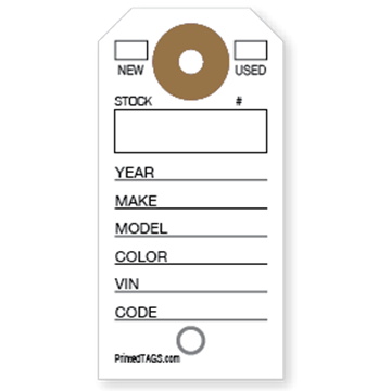 Picture of Pre-Printed Key Tag (1000/box)