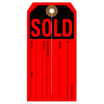Picture of Sold Tag (200/Box)