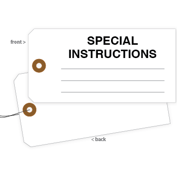 Picture of Special Instructions Tag (100/Pack)