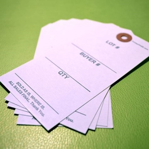 Printed Tags | Stock &amp; Imprinted Tags