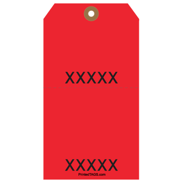 Picture of Red Tear-Off Stub Tag (50/Pack)
