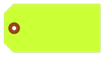 Picture of 3.25 X 1.625 in. (Size #2), Blank Fluorescent Tags