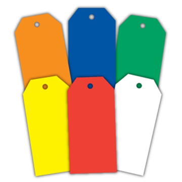 Picture of 8X4, 13pt. Standard Color Tag