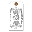 Picture of Growler Tag 1-Color Custom Printing One Side