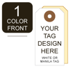 Picture of Growler Tag 1-Color Custom Printing One Side